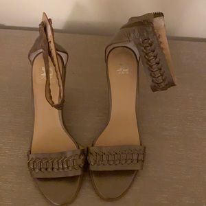 Open toe heels by Joe’s